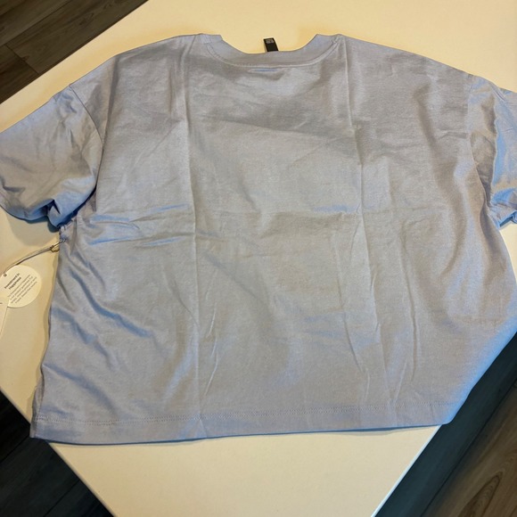 Nwt Vuori Energy Tee Peri Heather Performance Apparel Womens XXL Cropped TShirt - Picture 5 of 5